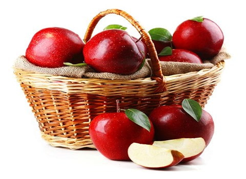 تصویر 1 از سیب قرمز ایرانی سمیرم سبدی درشت